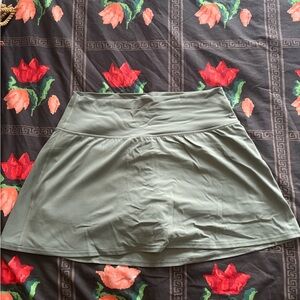lululemon athletica Olive Green Active Skort